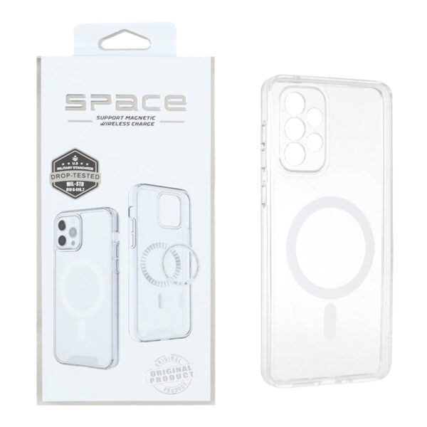 قاب اورجینال Space شفاف Magsafe مدل Samsung Galaxy A73 (پک دار)