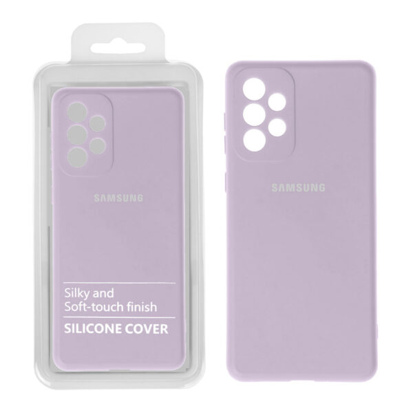 قاب نیو سیلیکون محافظ لنزدار Samsung A73 - RFF - یاسی کد 5 (پک دار)